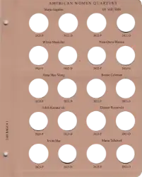 American Women Quarters Replacement Page 2022 P - 2023 D