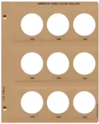 American Eagle Silver Dollars Replacement Page 1
