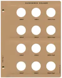 Sacagawea Dollars with Proof Replacement Page 1