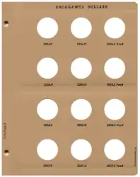 Sacagawea Dollars with Proof Replacement Page 2