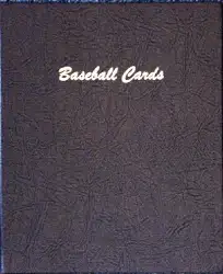 Baseball Cards 15 Pages Vinyl 4 pockets