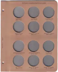 Dansco U.S. Modern Commemorative Dollar Vol 3  Replacement Page 3