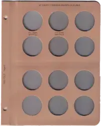 Dansco U.S. Modern Commemorative Dollar Vol 3 Replacement Page 4