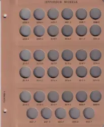 Jefferson Nickels Replacement Page (2006 - 2023)