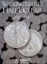Walking Liberty Half Dollar No. 2 Folder 1937-1947