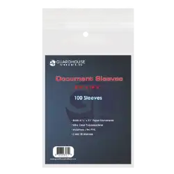 Shield Sleeve for Standard 8.5 x 11 Document