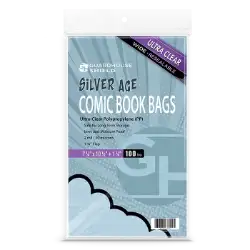 Shield Resealable Bag for Thicker Silver Comic Books (Wide Size) - 7 1/4 x 10 1/2