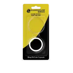 EvoCore Large Dollar Silicone Ring Fit Coin Holder - 38mm (White)