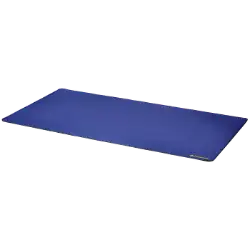 Desk Mat with Stitched Edges - 15.75 x 31.5  (Cobalt Blue)
