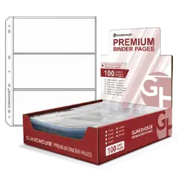 3 Pocket Guardhouse Vinyl Notebook Pages (Large Currency)