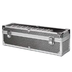 Falcon Series 25 Slab Box - Clear Top - Graphite