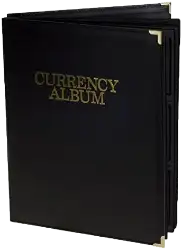 HE Harris Deluxe Currency Album  - Large Notes