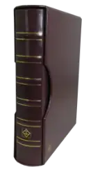 Lighthouse Grande 2 Pocket Graded Currency Album - Burgundy