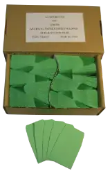 Paper Coin Envelope, Green - Qty: 500