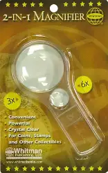 Whitman 2-in-1 Magnifier (3x-6x) - Retail Pack