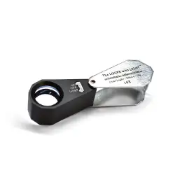 LED/UV Lighted Triplet Loupe 10-20X