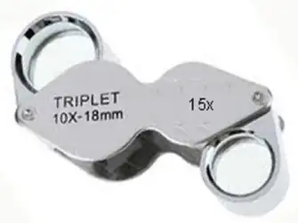 10x & 15x Twin Lens Triplet Loupe