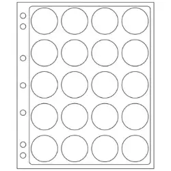 20 slots ENCAP Clear Coin Capsules Pages 38/39/40 (Fits Guardhouse L, Ligththouse 38/39, Airtite H)