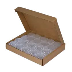 1/10 oz Gold Eagle 16mm Direct-Fit EvoCore coin holders - (S dia) / 50 per box.