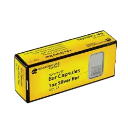 1 oz Silver Bar Direct-Fit EvoCore Coin Capsules  - 25 per box.