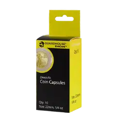 1/4 oz Gold Eagle Direct-Fit EvoCore Coin Capsules - 10 Pack