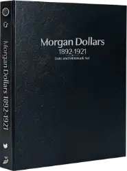 Morgan Dollars 1892-1921, Date & Mintmark Set P, D, CC, O & S (Black)