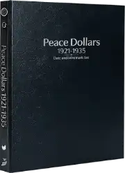 Peace Dollars 1921-1935, Date & Mintmark Set P, D & S (Black)
