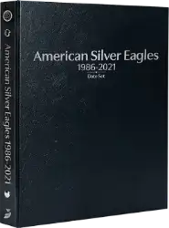 American Silver Eagles 1986-2021, Date Set P, S, & W (Black)
