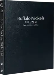 Buffalo Nickels 1913-1938, Date & Mintmark Set P, D & S (Black)