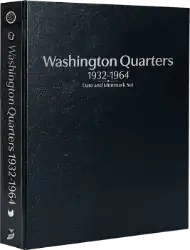 Washington Quarters 1932-1964, Date & Mintmark Set P, D & S (Black)