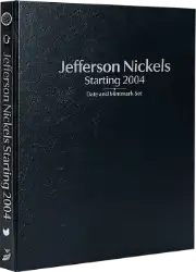 Jefferson Nickels Starting 2004, Date & Mintmark Set P, D & S (Black)