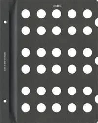 Blank Page, Dime (Black)