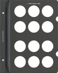 Blank Page, Large Dollar (Black)