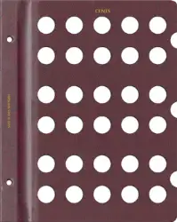 Blank Page, Cent (Burgundy)