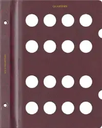 Blank Page, Quarter (Burgundy)