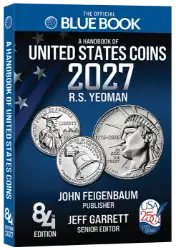 2027 Blue Book, Handbook of US Coins, Paperback