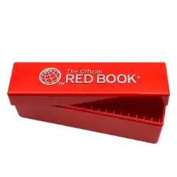 Official Whitman Universal Slab Box - Holds 20 Slabs - Red