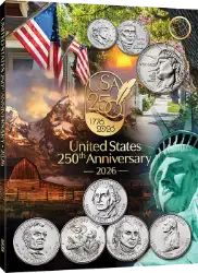 Official Whitman Folder - Single Mint 2026 - 250th America Celebration