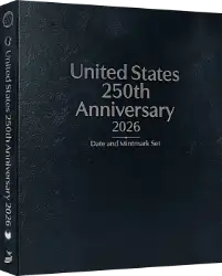 United States 250th Anniversary Collection: 2026 Date & Mintmark Set (Black)