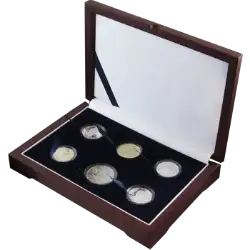 Guardhouse Wood Display Box - GH-W1300 - Direct Fit Mint or Proof Set Cent- Sm $ (5S,1M)