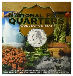 National Park Quarters Foam Map