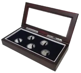 Guardhouse Glass-top Wood Display Box -GH-W1800: (5S)