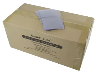 2.5x2.5 Coin Flip Unplasticized Bulk - 1000/Box