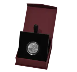 Folding Coin Capsule Box with Magnetic Lid and Stand Insert - Small Capsule