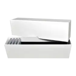 NGC and PCGS Slab Storage Box - Holds 20 Certified Coins (White)
