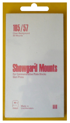 105x57 Showgard Plate Blocks and Covers (Clear)