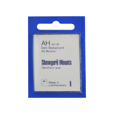 41x31mm Showgard Mounts - Pre-cut Singles (Black)