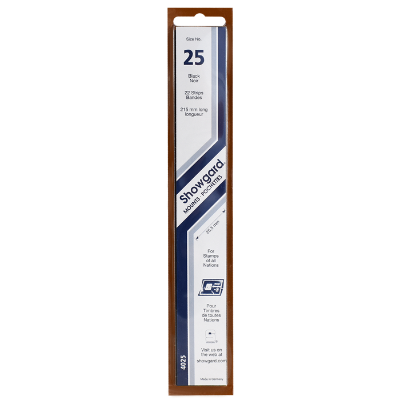 Showgard Mounts - 215mm Strips (Black) - 25x215mm