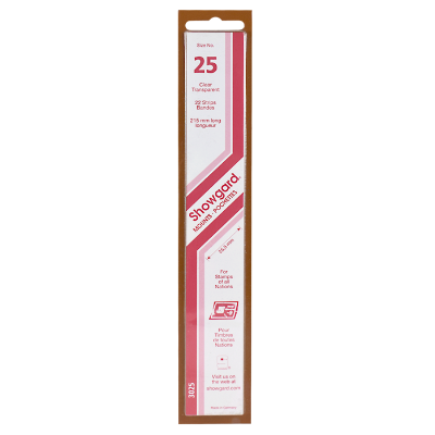 Showgard Mounts - 215mm Strips (Clear) - 25x215mm