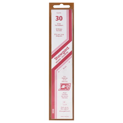 Showgard Mounts - 215mm Strips (Clear) - 30x215mm
